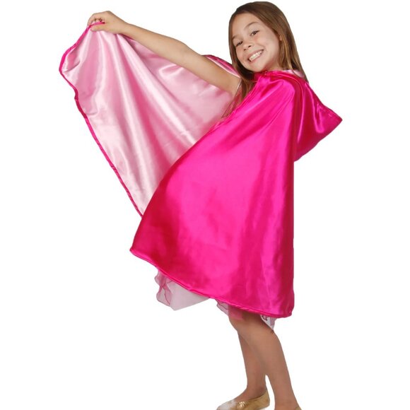 New w/Tag-Great Pretenders Reversible Hooded Princess Cape Size 5-6(Cape Only) - Picture 13 of 15